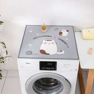 定制标志硅藻洗泥机盖防晒防尘厨房桌垫硅橡胶电脑家用 - Product Image 5