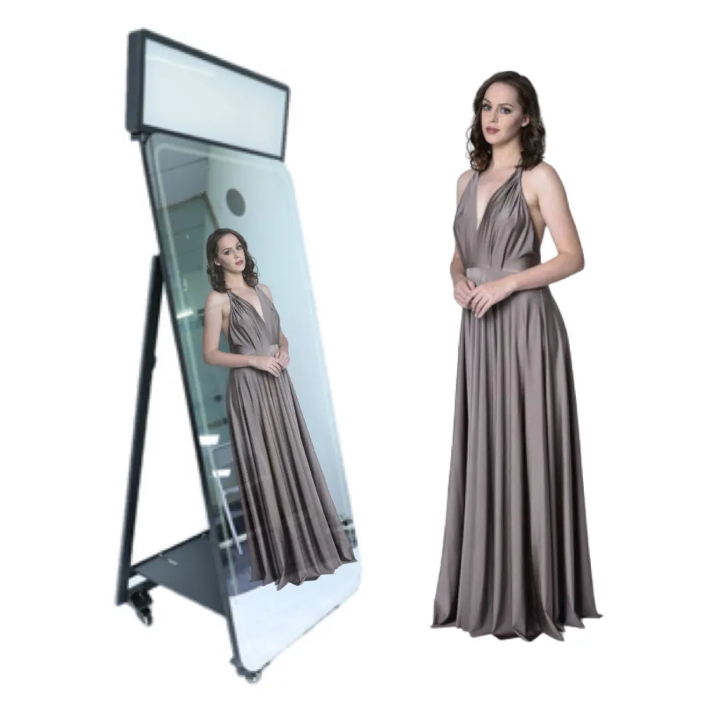 Ver imagen más grande Agregar para comparar Compartir Venta caliente Magic Mirror Photo Booth para la venta Selfie Photo Mirror Booth Fotoma