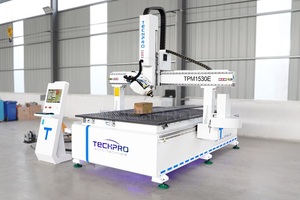 Поворотная головка CNC 1530 ATC CNC Router деревообрабатывающий 4-осевой деревообрабатывающий станок с поворотной головкой с системой управления Syntec - Product Image 2