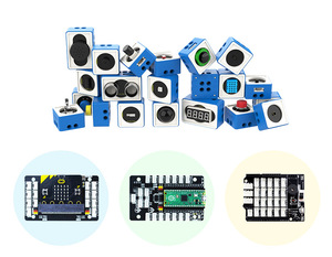 World of Module Series Kit de sensor de bloques de construcción opcional compatible con Micro: Bit V2 V1.5 Uinos Raspberry Pi Pico