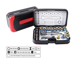 CRV 32 in 1 MULTIPURPOSE Screwdriver Set Ratchet Wrench Screw Driver Kit S2 Magnetic Bits Tools Set with Strong Magnetic <strong>Picker</strong> - Product Image 2