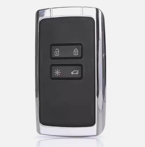 4 düğmeler akıllı araba anahtarı kabuk uzaktan fob anahtar çip ile Renault Megane 4 Renault 5 Talisman için 433Mhz örgülü otomobil parçaları - Product Image 1