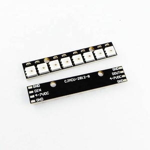 eParthub 8-Bit schwarz WS2812 5050 RGB LED eingebaute vollfarbige Treiber laterne Entwicklungsbrett