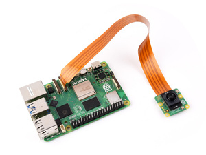 Cámara Raspberry Pi AI Waveshare Oficial 12MP IMX500 Sensor de visión inteligente 78,3 FOV