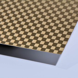 New Style PVD Color Coating Stainless Steel Sheet Grade 316L Exported to Jebel Ali <strong>Dubai</strong> UAE Cutting Welding Processing Services - Product Image 1
