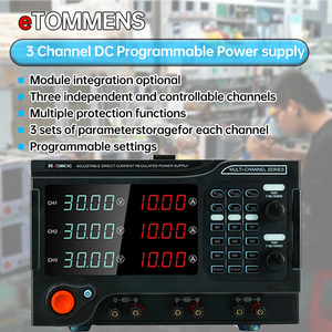 ETOMMENS 300W Switching DC Power Supply 3 Channel Output 150V 2A LED Multiple Programmable Power <strong>Source</strong> 220V/100V <strong>Input</strong> Voltage - Product Image 2