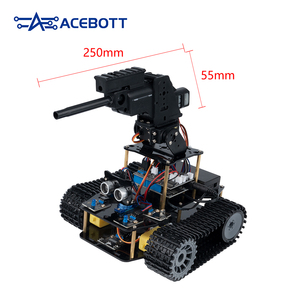ACEBOTT Explorer serie 4WD serbatoio Smart Car Starter Kit con istruzione a vapore e apprendimento Robot per Arduino Kit compatibile - Product Image 3