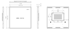 59,8-Zoll 1: 1-Quadrat-LCD-Display Monitor Android-Betriebs system für Einzelhandel geschäfte Einkaufs zentren Kunstwerk Video werbung - Product Image 6