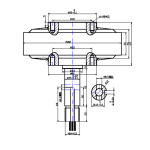 Factory Supply 1000W 110RPM Coreless PMG/ Wind Alternator Outer <strong>Rotor</strong> <strong>Generator</strong>, Three-phase Permanent Magnet Alternator - Product Image 4