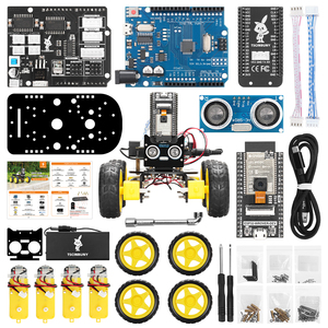 Tscinbuny Robot für ESP32 Cam IoT Smart Car Starter Kit für WIFI Wireless 4WD Kit Zieh roboter Roboter Kompatibel für Arduino Kit