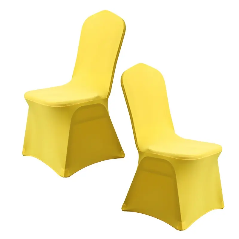 웨딩 장식 접는 의자 커버 스판덱스 저렴한 웨딩 의자 커버 탄성 연회 의자 커버