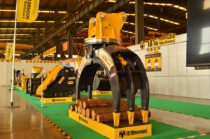 โรงงานจีนจำหน่ายอุปกรณ์จับไม้ไฮดรอลิกสำหรับรถขุด อุปกรณ์จับท่อนซุงสำหรับรถขุด - Product Image 3