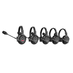 SYNCO Xtalk X5 2,4G Sistema de intercomunicación inalámbrico MasterFree Reducción de ruido <span class=keywords><strong>Intercom</strong></span> Auriculares para Cine Transmisión en vivo