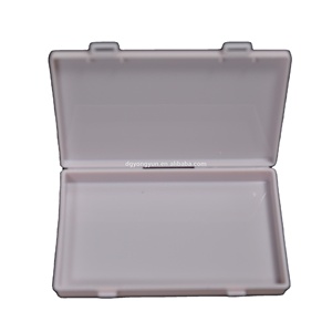 工厂可定制矩形透明文件铅笔收纳盒PP塑料耐用收纳盒 - Product Image 1
