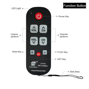 Hot Selling TV Big Button Universal Learning Waterproof <strong>Remote</strong> Control for TV/DVD/STB/AUDIO - Product Image 3