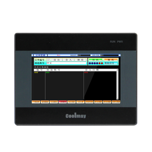 Controlador de Motor combinado HMI PLC, 4,3 pulgadas, 12DI, 12DO, relé, 32K, pasos, programable, Logic, Ananlog integrado, 0-10V, 4-20mA - Product Image 1