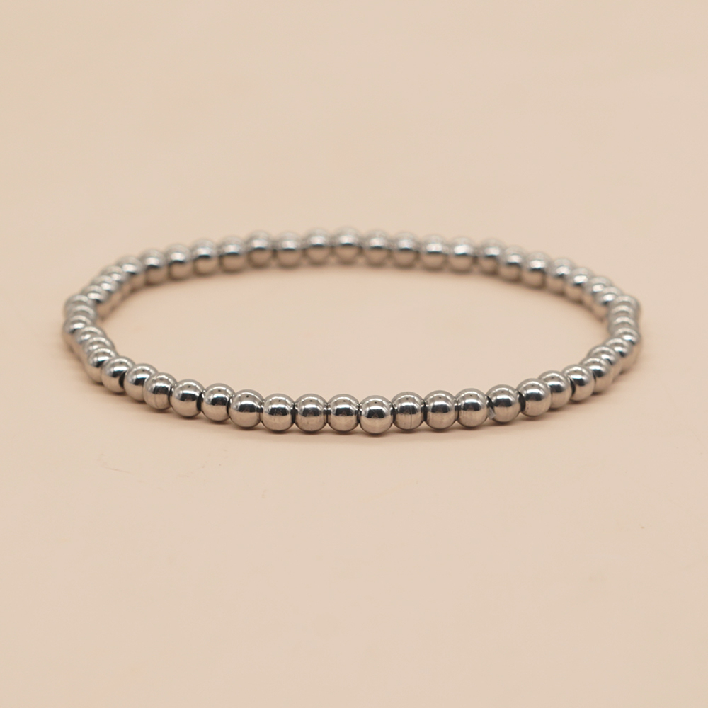 JS-B220029C 4 MM Argent Acier Inoxydable