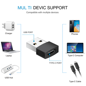 USB Typ C Adapter für Tablet Laptop Handy 6A OTG Ladekabel Daten übertragung Konverter Kopf DC Ausgang - Product Image 5
