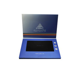 Lcd Screen Digital Card Promotional Advertisement Business Custom 7 Inch LCD <strong>Video</strong> Brochure - Product Image 3