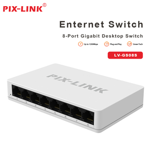 Werkseitiger PIX-LINK 8-Port-Gigabit-Smart-Splitter-Switch 16G Tragbarer drahtloser Netzwerk-Switch POE-Funktion 1 Jahr Garantie - Product Image 3