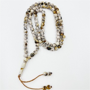 Ramazan ve bayram hediyeler için Ideal 8mm <span class=keywords><strong>Misbaha</strong></span> boncuk ile şık ve zarif 99 boncuk İslami Tasbih