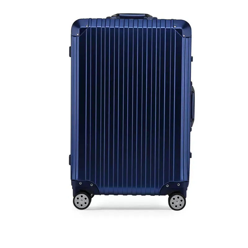 Nuova moda squisita in alluminio lega di magnesio bagaglio all'ingrosso grande capacità per valigia da viaggio Trolley