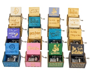 <span class=keywords><strong>Harry</strong></span> Movie <span class=keywords><strong>Potter</strong></span> New arrivals Mini Hand Crank hộp nhạc âm thanh đẹp thiết kế bằng gỗ tùy chỉnh - Product Image 1