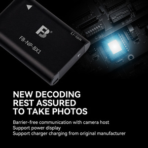 FB NP BX1 1000mAh แบตเตอรี่กล้องสำหรับ Sony ZV1 RX100 WX350 M5 M6 M3 M2 M4 CX240กล้องดิจิตอล HX90 - Product Image 4