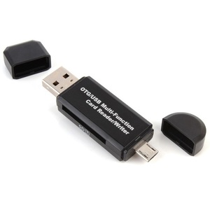 SDカードリーダー用Android携帯タブレットPCマイクロUSB OTG-USB 2.0アダプターメモリカードリーダー - Product Image 2