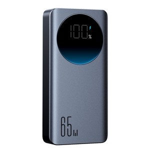 JOYROOM JR-PBF04 65W急速充電パワーバンク20000mAhデジタルディスプレイ電話バッテリー充電器 (Type-Cケーブル付き) - Product Image 1