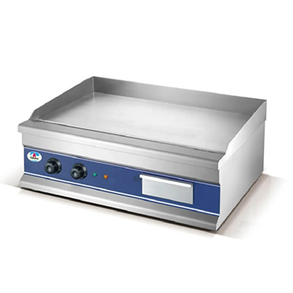 Piastra gpl attrezzatura da cucina in acciaio inox piano d'appoggio piastra elettrica piastra grill