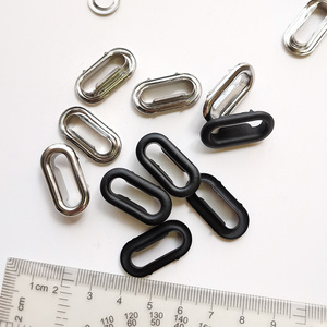新设计定制索环孔眼金属椭圆形孔眼带垫圈皮革帆布包 - Product Image 6