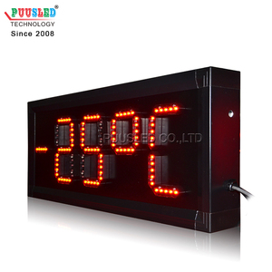 Di buona qualità piccolo orologio digitale a led 7 segmenti numero digitale led segni di tempo e temperatura - Product Image 4
