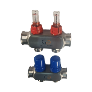 Hot Sales 304 Stainless Steel Heating Cooling Low Flow Manifold for Underfloor Heating System
