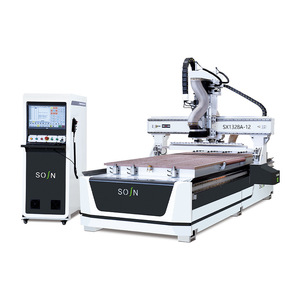 Enrutador CNC para máquina de carpintería con cambiador de herramientas lineal - Product Image 1