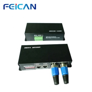 Feican DC5V 24V 24CH DMX 512 LED Controller 4 canali 24V/DMX 512 Decoder dmx multi-funzione full-color LED RGB/DMX ip67 5 DMX - Product Image 1