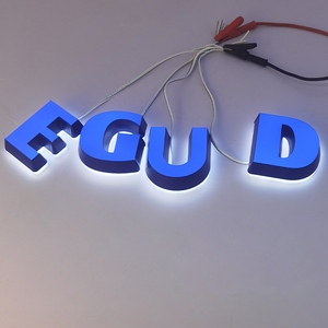 Tùy chỉnh <span class=keywords><strong>LED</strong></span> Backlit dấu hiệu phát sáng Acrylic bảng hiệu quảng cáo ngoài trời chiếu sáng cho cửa hàng kinh doanh cửa hàng cắt tóc - Product Image 1