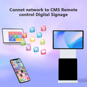43 pollici LCD Signage Touch Screen chiosco verticale Stand Digital Signage visualizza lo schermo di rotazione per la pubblicità dei centri commerciali - Product Image 5