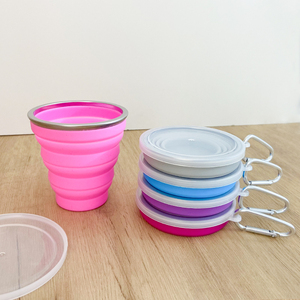 200ml New Eco-friendly Silicone Folding Water <strong>Cup</strong> Outdoor Portable Mountaineering Camping Collapsible Silicone <strong>Cup</strong> - Product Image 4