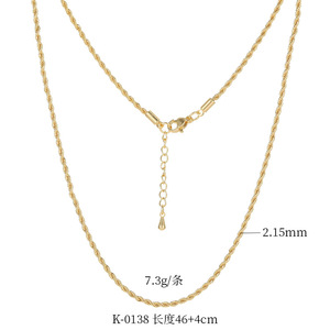 Fabrika toptan 14k altın kaplama kolye bilezik Oshaped bü<span class=keywords><strong>k</strong></span>üm kutusu zincir kolye Diy takı aksesuarları yapımı için