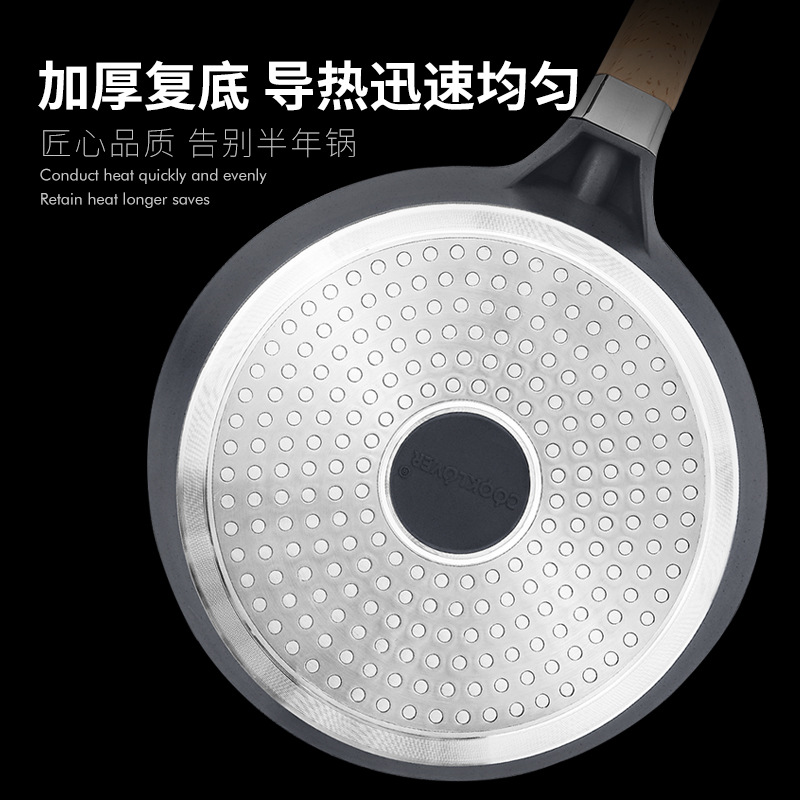 Zogifts High-Quality Popular Pink None Stick Cookware <strong>Set</strong> New Style Useful 10PCS <strong>20</strong>/24/28/32Cm Soup Pots Deep Fry Pans