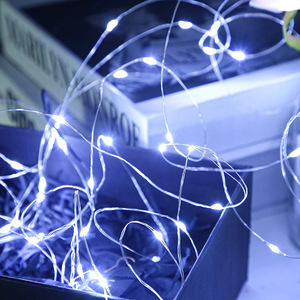 LED Battery Box Light Strings mit Kupferdraht-PVC-Gehäuse und USB-Anschluss mit Wave Ball für den Lager gebrauch - Product Image 3