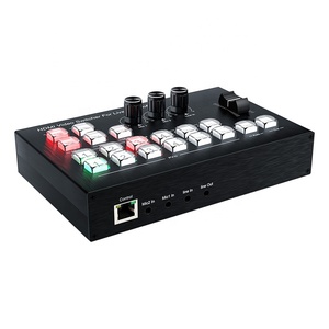 <strong>Video</strong> switcher for live streaming 4 in 2 out HDMI <strong>Video</strong> mixer switcher with Type-c USB3.0 port - Product Image 1