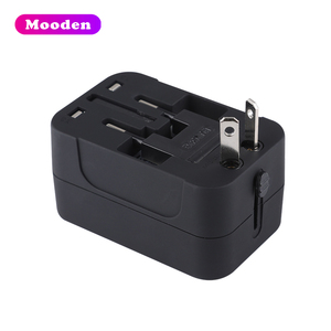 L Universal-Reise-Multifunktions-Stromadapter Mehrsteckschlüssel-Reise-Steckeradapter doppelter USB-Mehrsteckschlüssel EU AU US EU Steckerkonverter - Product Image 3