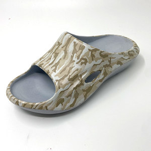 ODM Custom Logo sandali da donna con stampa digitale completa spesse diapositive piatte Open Toe stile EVA soletta all'ingrosso per gli uomini - Product Image 5
