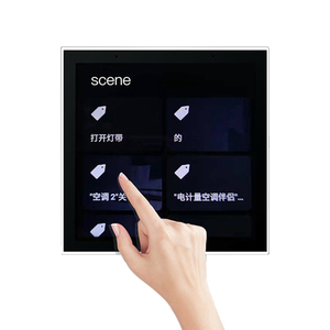 家庭自动化图雅4英寸WiFi/BLE/ZigBee数字内置中央触摸屏液晶面板智能开关