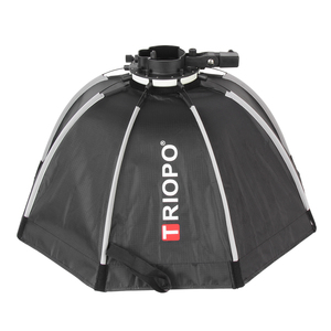 TRIOPO 55 65 90 <span class=keywords><strong>120cm</strong></span> Speedliteオクタゴンアンブレラソフトボックス屋外フラッシュソフトボックス用Godox V1 TT685IIフォトスタジオアクセサリー
