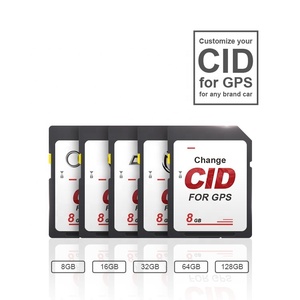 オリジナルのカスタムマップGPSCIDSDカード変更可能なカスタムCIDTFカード4gb 8gb 16gb <span class=keywords><strong>32gb</strong></span> 64gbクラス10
