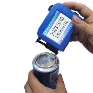 Impresora de etiquetado de lotes Industrial de mano con pantalla táctil inteligente, pistola de codificación de código de barras de tinta de secado rápido para impresora de tubo de tarjeta de inyección de tinta - Product Image 1