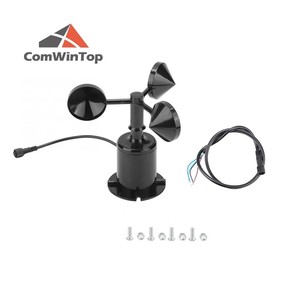 0-70 m/s Sensor de velocidad del viento de policarbonato 4-20MA 0-5V 0-10V RS485 Salida de pulso Transmisor de velocidad del viento Anemómetro - Product Image 1